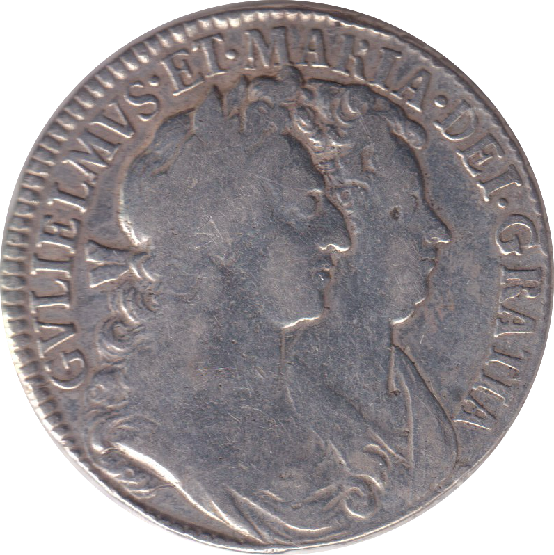 1689 HALFCROWN CEALNED ( GF )
