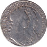 1689 HALFCROWN CEALNED ( GF )