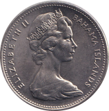 1966 25 CENTS BAHAMAS