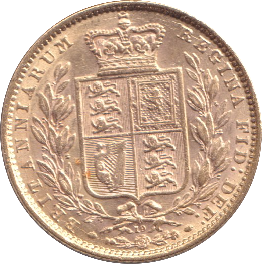 1872 GOLD SOVEREIGN ( EF )