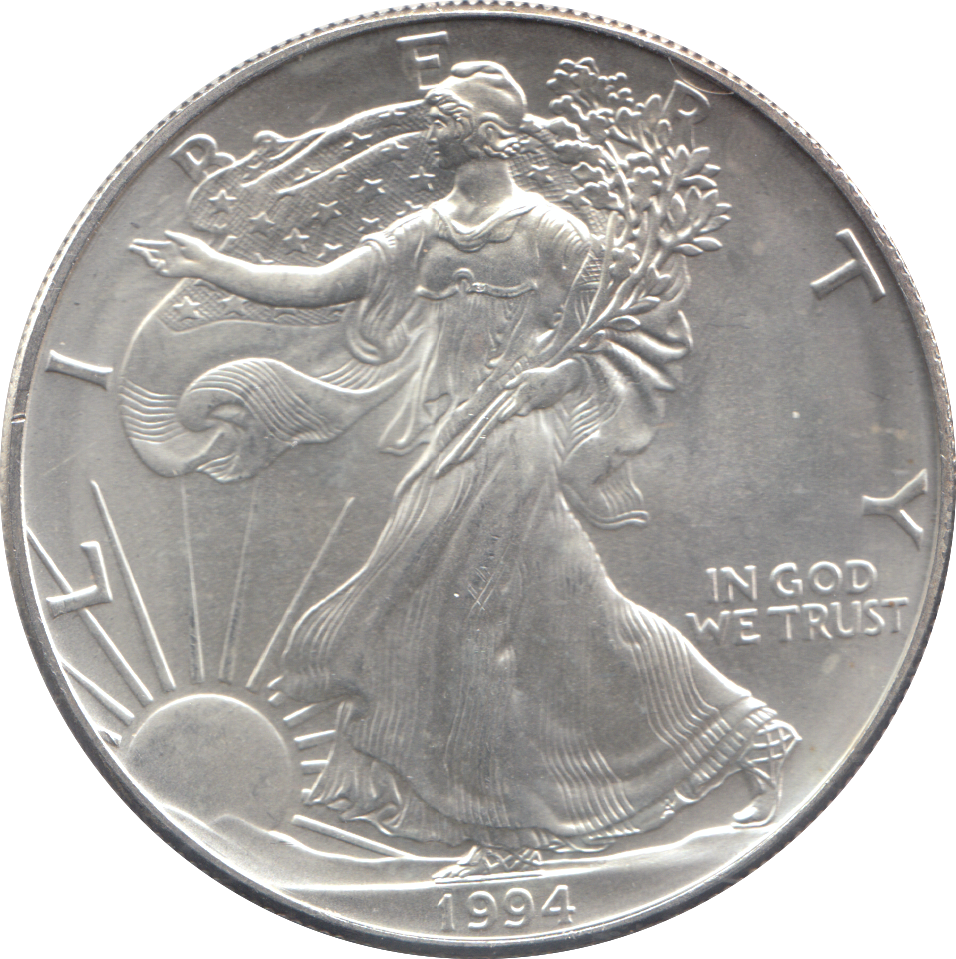 1994 1OZ SILVER LIBERTY DOLLAR USA