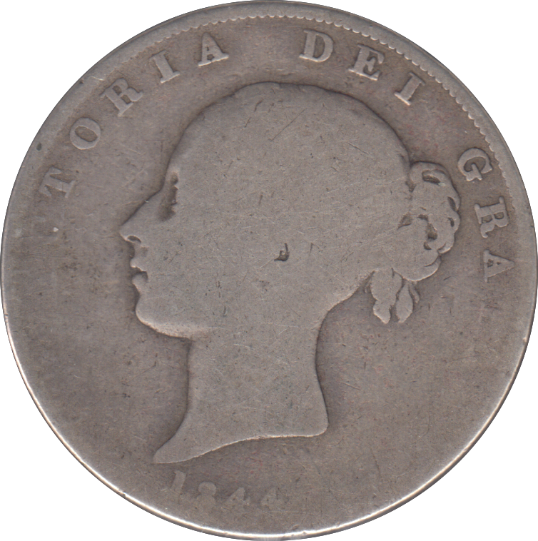 1844 HALFCROWN ( NF )
