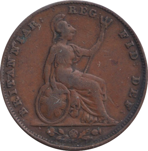 1841 FARTHING ( FINE )
