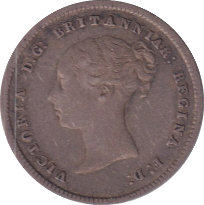 1845 MAUNDY FOURPENCE ( GF )