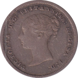 1845 MAUNDY FOURPENCE ( GF )