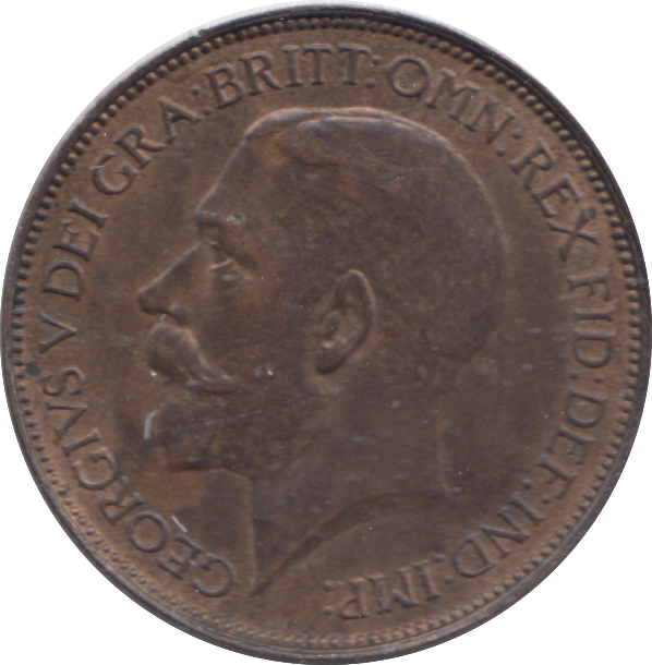 1923 HALFPENNY ( UNC )