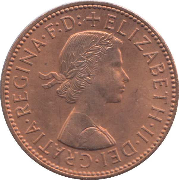 1959 HALF PENNY ( UNC )
