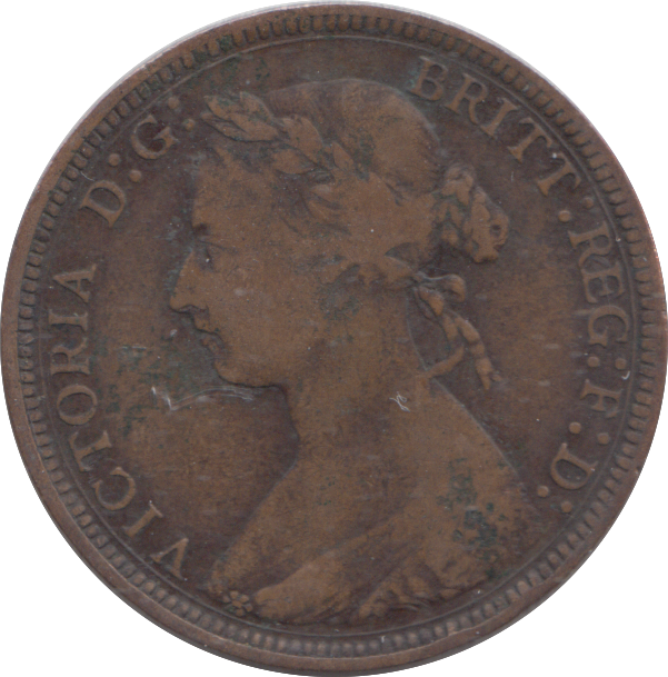 1887 HALFPENNY ( GF )