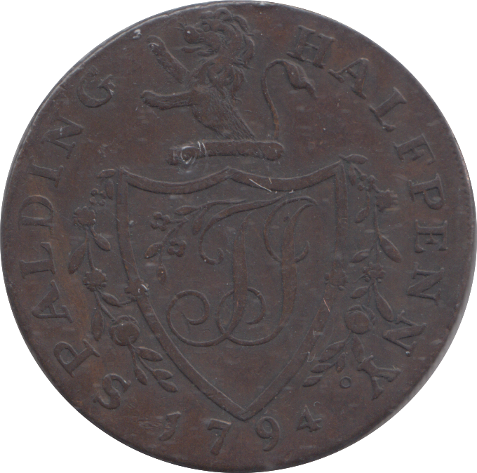 1794 SPALDING HALFPENNY TOKEN