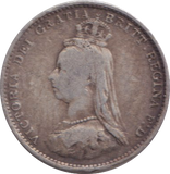 1887 THREEPENCE ( GF )