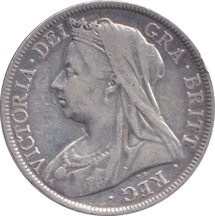 1895 HALFCROWN ( VF )