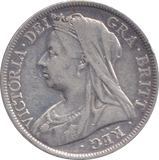 1895 HALFCROWN ( VF )