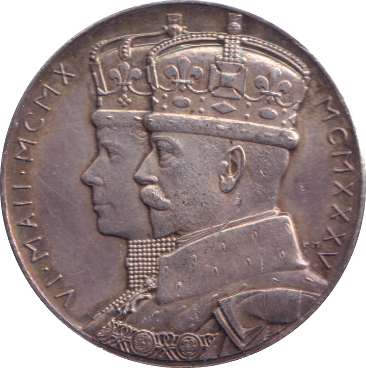 1935 SILVER KING GEORGE V SILVER JUBILEE MEDALLION 1