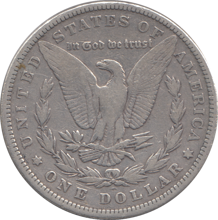 1884 SILVER ONE MORGAN DOLLAR USA