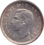 1943 SIXPENCE ( EF )