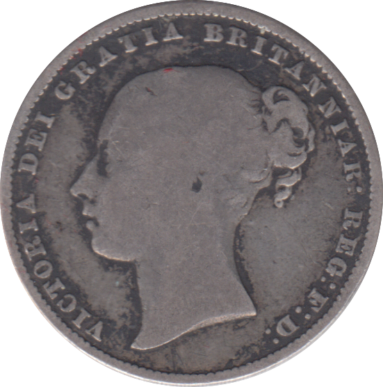 1861 SHILLING ( FINE )