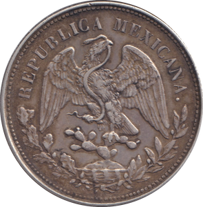1902 SILVER 1 PESO MEXICO