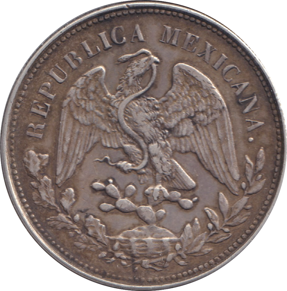 1902 SILVER 1 PESO MEXICO