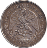 1902 SILVER 1 PESO MEXICO
