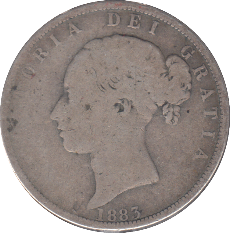 1883 HALFCROWN ( FINE )