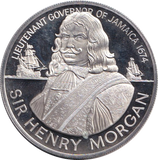 1974 SILVER PROOF TEN DOLLARS JAMAICA