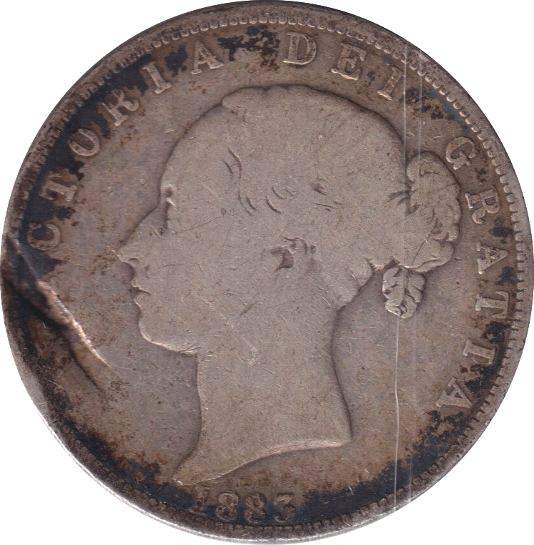 1883 HALFCROWN ( NF )