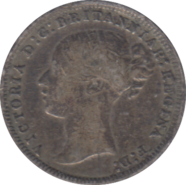 1873 THREEPENCE ( VF )