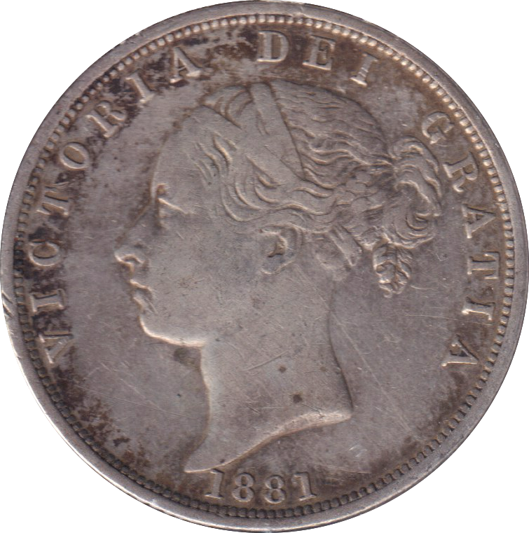 1881 HALFCROWN ( GVF )