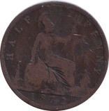 1872 HALFPENNY ( NF )