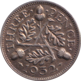 1932 THREEPENCE ( VF )