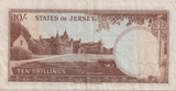 1963 TEN SHILLINGS JERSEY BANKNOTE REF-1818