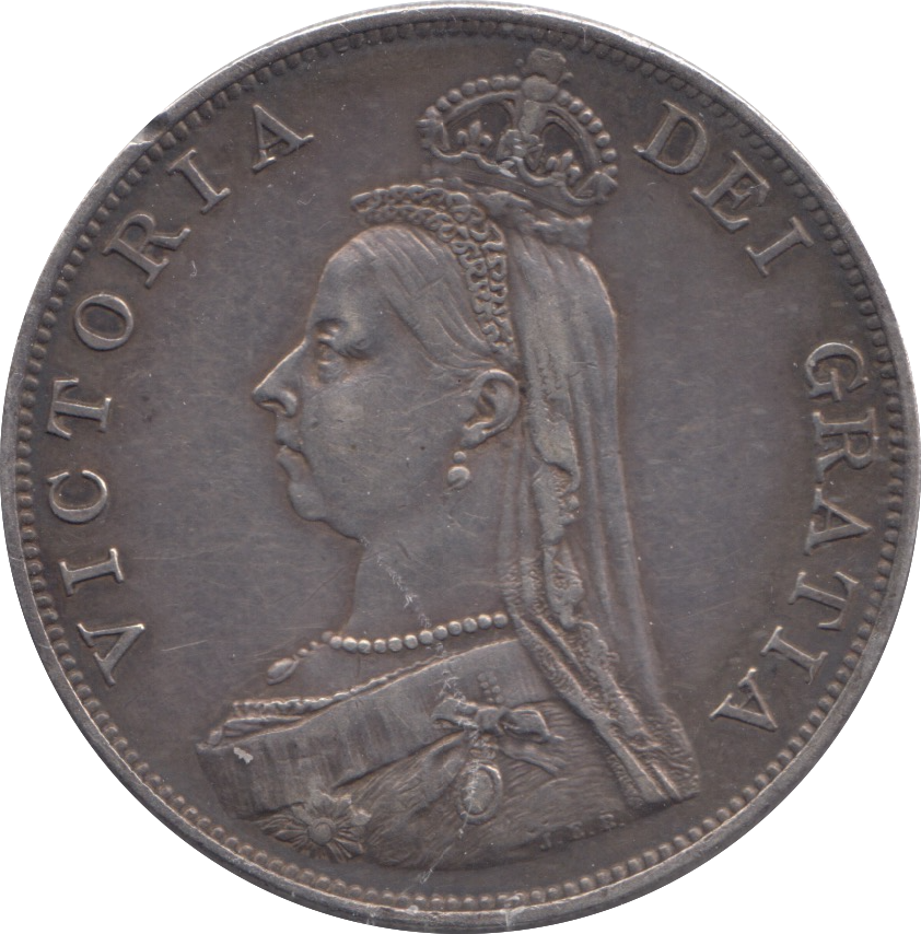 1887 DOUBLE FLORIN ( EF )