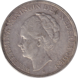 1937 NETHERLANDS 2 1/2 GULDEN