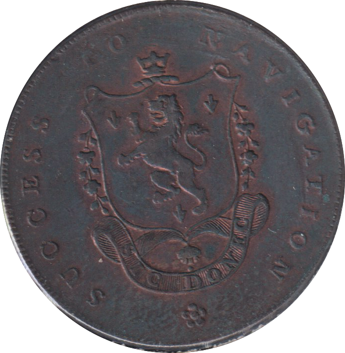 1793 HALF PENNY TOKEN MANCHESTER