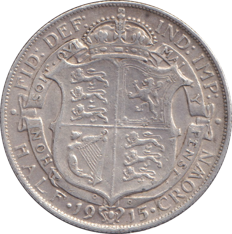 1915 HALFCROWN ( GVF )