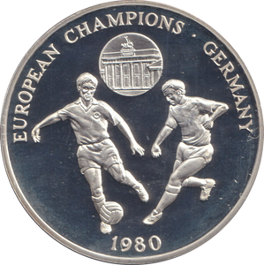 1996 SILVER PROOF GERMANY EUROPEAN FOOTBALL CHAMPIONSHIP