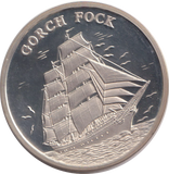 1995 SILVER CONQUEST OF THE WORLD OCEAN MEDALLION GERMANY