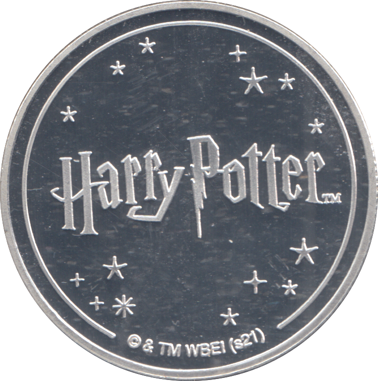 2019 HARRY POTTER SILVER PLATED TOKEN ( PROOF )