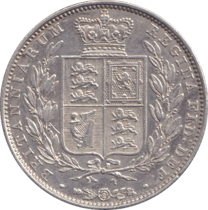 1844 HALFCROWN ( EF )