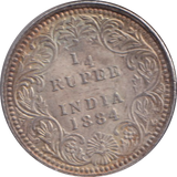 1884 1/4 RUPEE INDIA