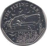 2025 FIFTY PENCE THE FLYING CAR BU