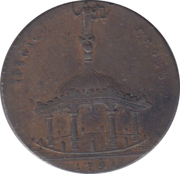 1794 IPSWICH HALFPENNY TOKEN