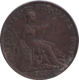 1822 FARTHING ( GVF )
