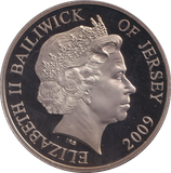 2009 FRANCIS DRAKE FIVE POUND BAILIWICK OF JERSEY