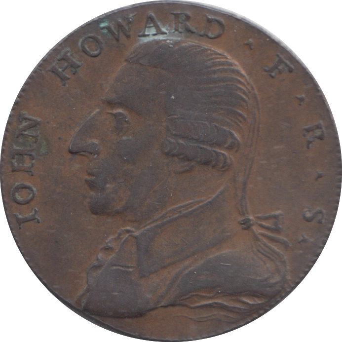 1792 BIRMINGHAM J HOWARD HALFPENNY TOKEN