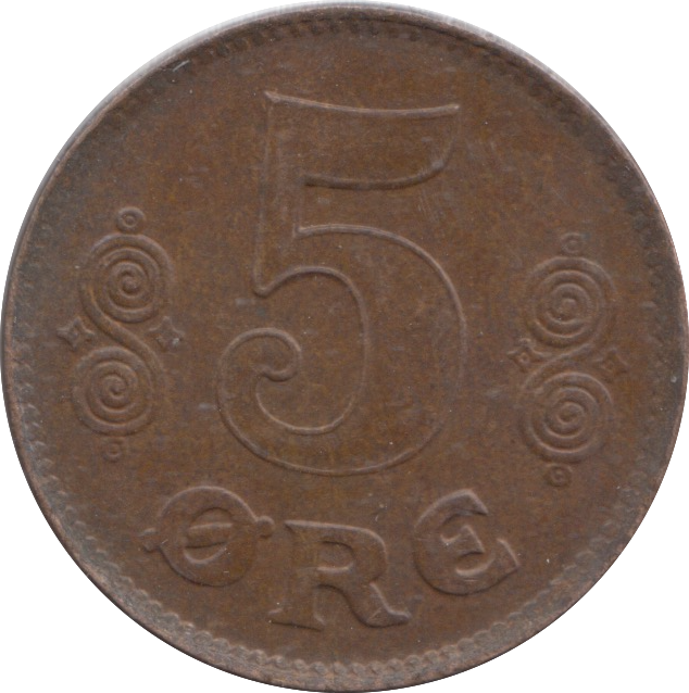 1920 DENMARK 5 ORE