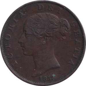 1851 HALF PENNY ( VF )