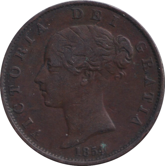 1851 HALF PENNY ( VF )