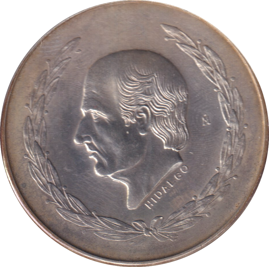 1952 SILVER 5 PESOS MEXICO
