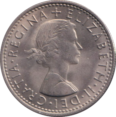 1965 SIXPENCE ( UNC )